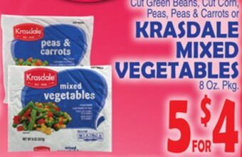 Bravo Supermarkets Krasdale mixed vegetables offer