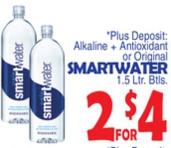 Bravo Supermarkets Smartwater offer