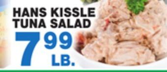 Bravo Supermarkets Hans kissle tuna salad offer