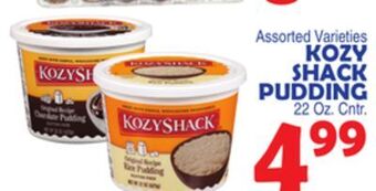 Bravo Supermarkets Kozy shack pudding offer