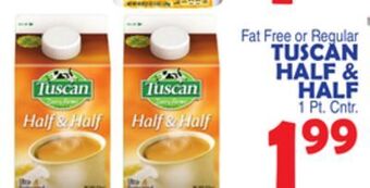 Bravo Supermarkets Tuscan half & half offer