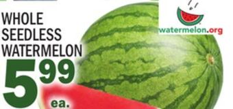 C Town Whole seedless watermelon offer