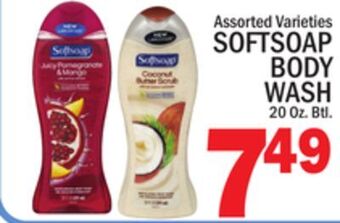 C Town Softsoap body wash offer