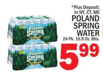 C Town Poland spring water offer