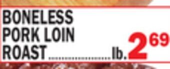 C Town Boneless pork loin roast offer