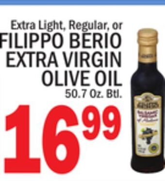C Town Filippo berio extra virgin olive oil offer