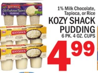 C Town Kozy shack pudding offer