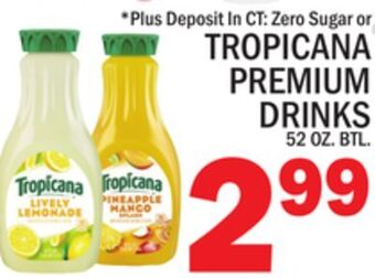 C Town Tropicana premium drinks offer