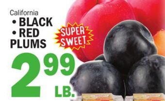C Town • black • red plums offer