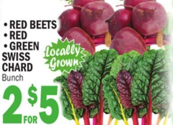 C Town • red • green swiss chard offer