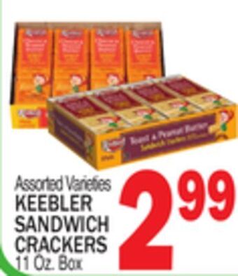 C Town Keebler sandwich crackers offer