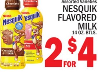 C Town Nesquik flavored milk offer