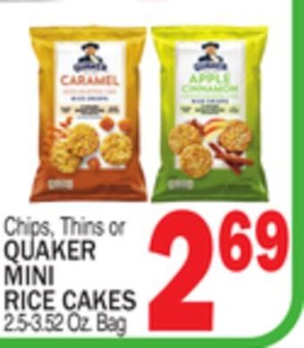 C Town Quaker mini rice cakes offer