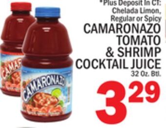 C Town Camaronazo tomato & shrimp cocktail juice offer
