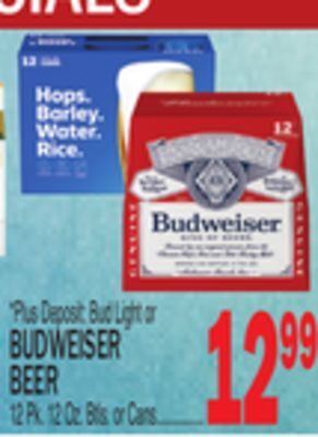 C Town Budweiser beer offer