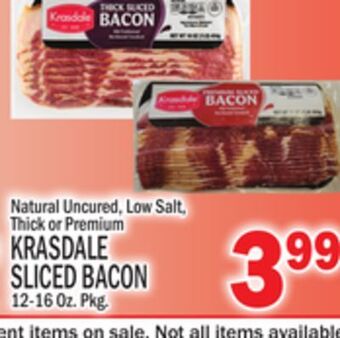 C Town Krasdale sliced bacon offer