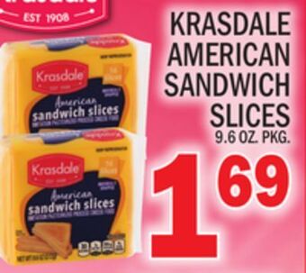 C Town Krasdale american sandwich slices offer