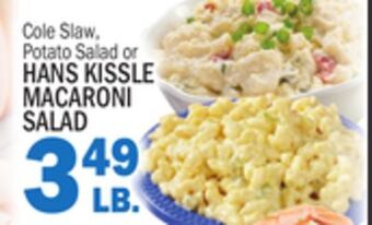 C Town Hans kissle macaroni salad offer
