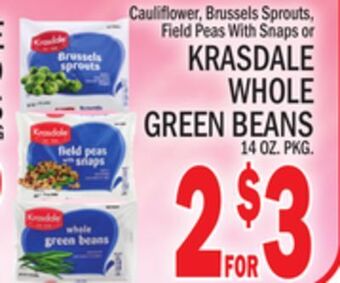 C Town Krasdale whole green beans offer