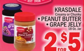 C Town Krasdale creamy or chunky offer