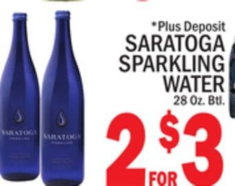 C Town Saratoga sparkling water offer