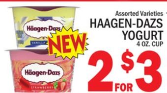 C Town Haagen-dazs yogurt offer