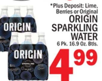 C Town Origin sparkling water offer