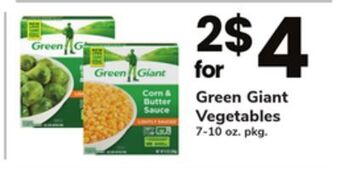 ACME Green giant vegetables offer