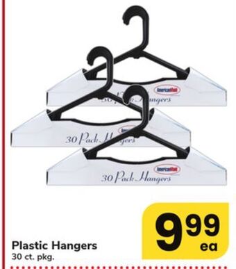 ACME Plastic hangers offer