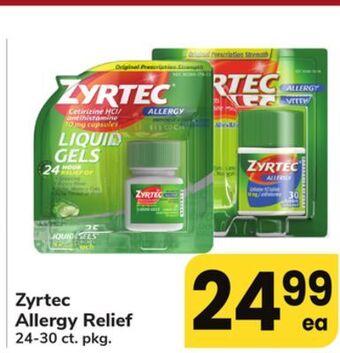 ACME Zyrtec allergy relief offer