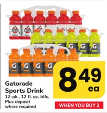 ACME Gatorade sports drink offer