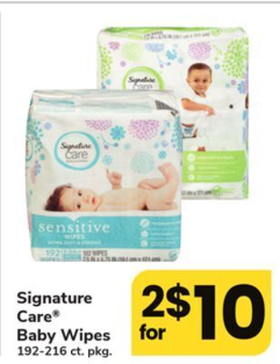 ACME Signature care® baby wipes offer