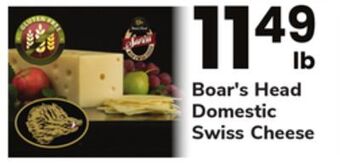 ACME Boar's head domestic swiss cheese offer