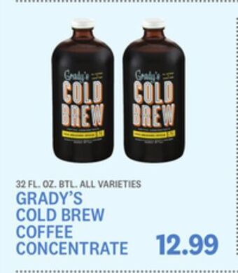 Kings Food Markets Grady's cold brew coffee concentrate offer