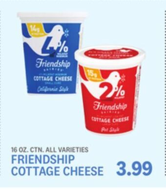 Kings Food Markets Friendship cottage cheese offer