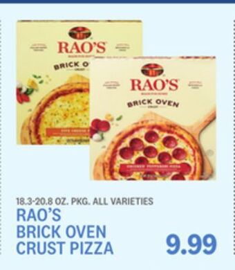 Kings Food Markets Rao's brick oven crust pizza offer