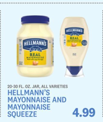 Kings Food Markets Hellmann's mayonnaise and mayonnaise squeeze offer