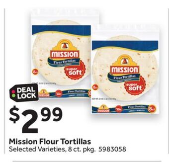 Stop&Shop Mission flour tortillas offer