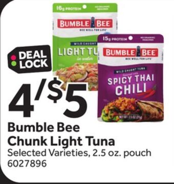 Stop&Shop Bumble bee chunk light tuna offer