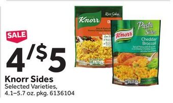 Stop&Shop Knorr sides offer