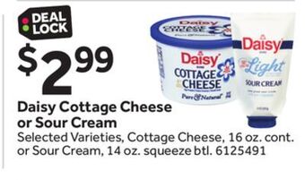 Stop&Shop Daisy cottage cheese or sour cream offer