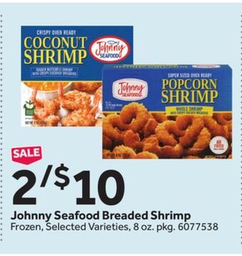 Stop&Shop Johnny seafood breaded shrimp offer