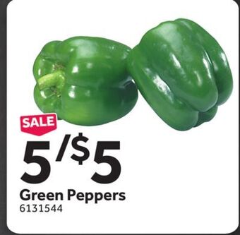Stop&Shop Green peppers offer