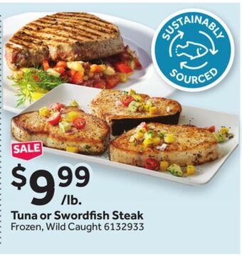 Stop&Shop Tuna or sword sh steak offer