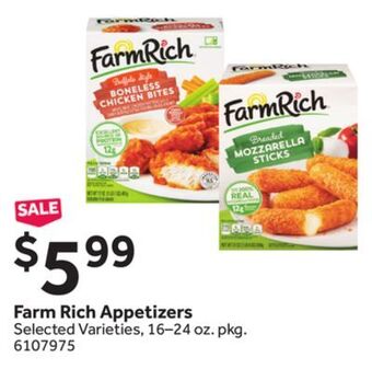 Stop&Shop Farm rich appetizers offer