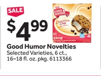 Stop&Shop Good humor novelties offer