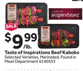 Stop&Shop Taste of inspirations beef kabobs offer