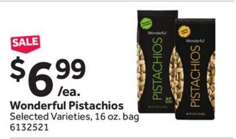 Stop&Shop Wonderful pistachios offer