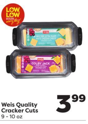 Weis Markets Weis quality cracker cuts offer
