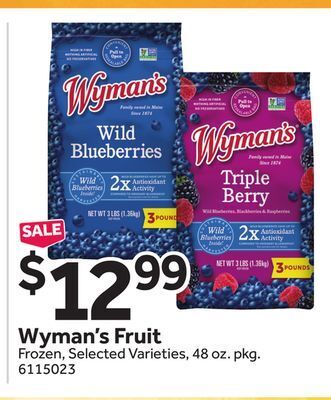 Stop&Shop Wyman's fruit offer